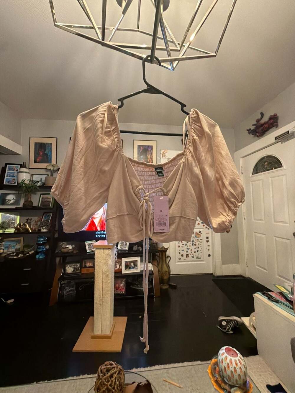 Wild Fable Beige Crop Top Size M